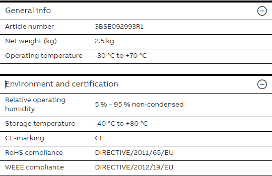 ABB TK867V100 Cable